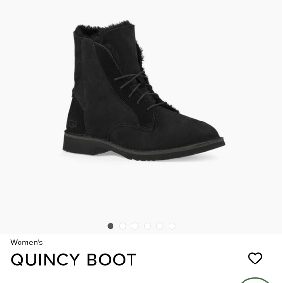 ugg quincy boot black